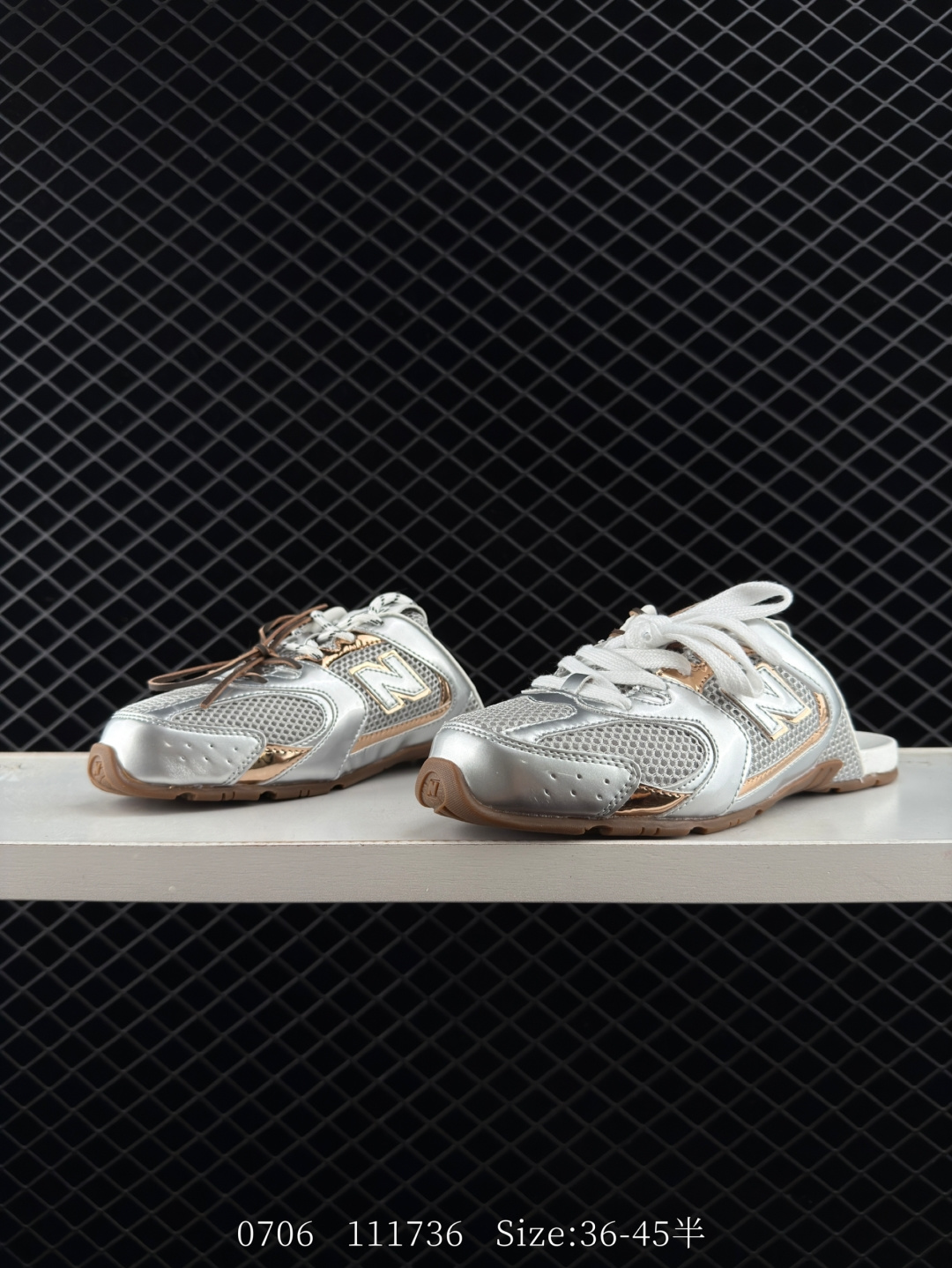 Miu Miu x NB  New Balance 530 SL Faded Suede Mules